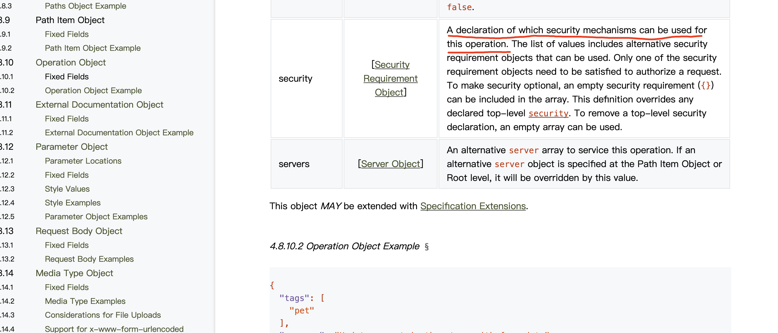 图1.OpenAPI3规范对接口下的security定义